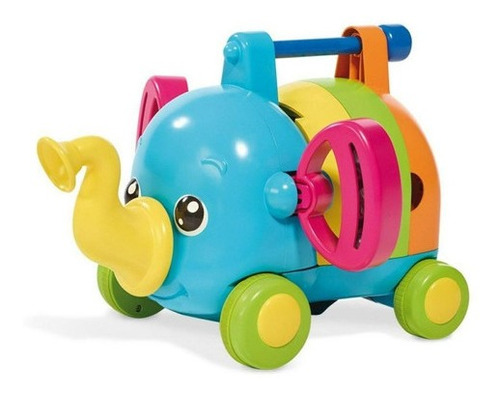 Elefante De Arrastre Para Encastrar Con Actividade Bebe Tomy