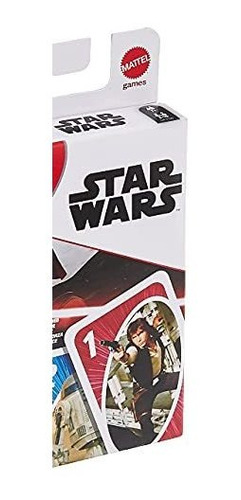 Jogo De Cartas Uno Star Wars Matching Com 112 Cartas