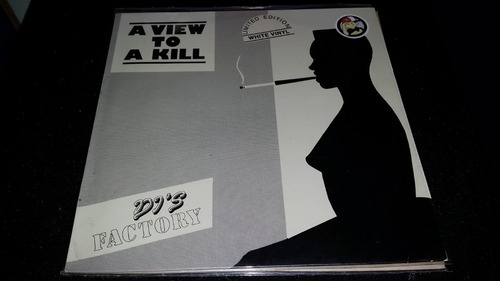 Djs Factory A View To A Kill Vinilo Blanco Maxi 1985 Limited