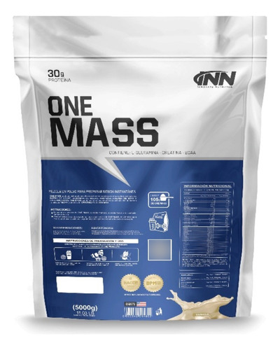 One Mass 3kg Proteina Ganador De Peso Y Volumen Muscular 