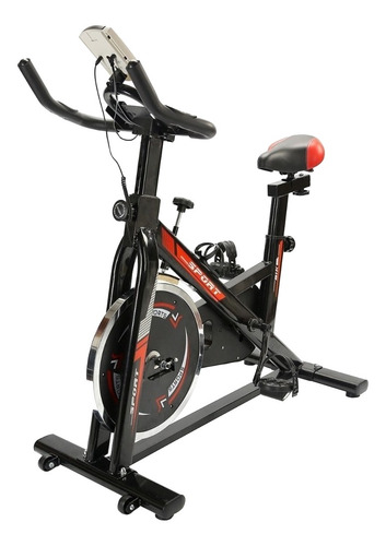 Imagen 2 de 7 de Bicicleta fija Femmto SPIN2000 para spinning negra