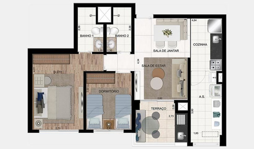 Imagem 8 de 8 de Apartamento Em Lançamento Com 70,00 M² Em In Design Liberdade, Liberdade, São Paulo | Sp - App584812v