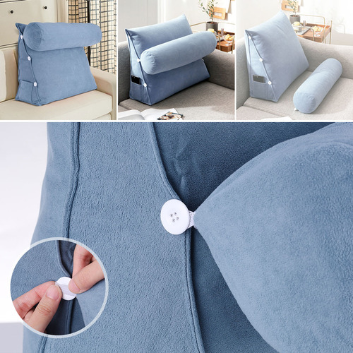 Almohada Antireflujo Cojin Cuña Ajustables Respaldo Grande