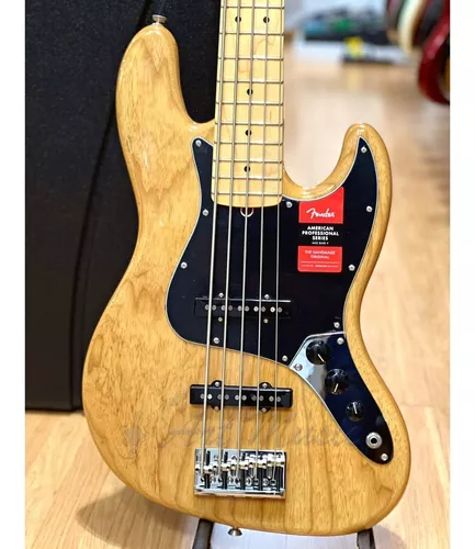 Baixo Fender American ELITE V Natural (Super Novo) - Ano 2016 - STORE VB -  A loja do ViniBass