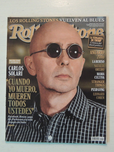 Revista Rolling Stone Indio Solari..