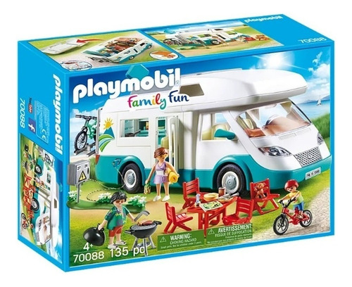 Playset Playmobil Family Fun Caravana De Verano Tut Tutti