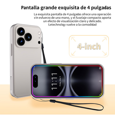 Android Celulares 3g Mini I17 Pro 4.0 Pulgadas Barato Ram2gb Y Rom16gb Gris