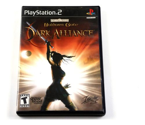 Baldurs Gate Dark Aliance Original Playstation 2 Ps2