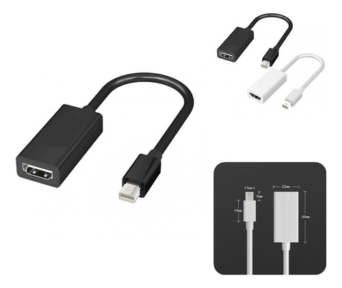 Adaptador Mini Displayport Macho A Hdmi Hembra Compatible