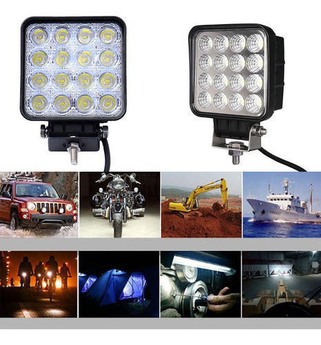 , Luz De Trabajo Led, Reflector De Coche, Luz Antiniebla, ,