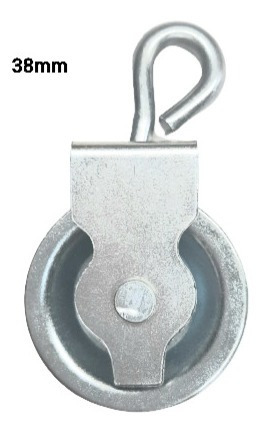 Roldanas De Chapa Galvanizada De 25,32,38 Y50mm X 2 Doc. C/u