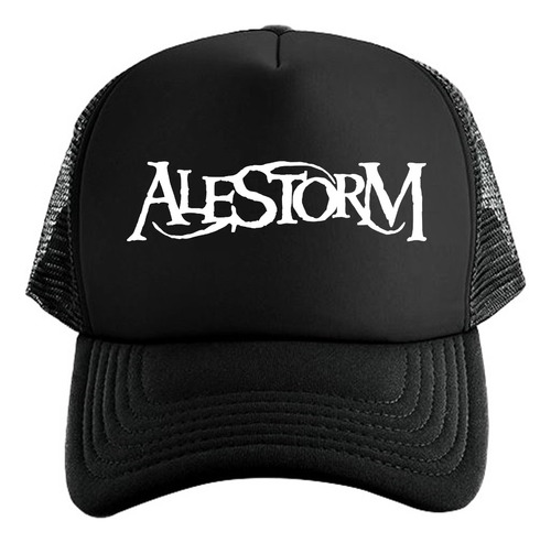 Gorra Black Unisex De Malla Alestorm