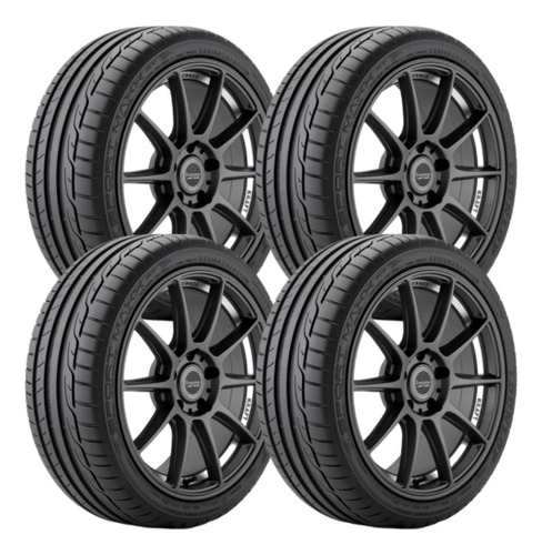 X4 Llantas 205/45 R17 Dunlop Sp Sport Maxx Rt 88w Índice De Velocidad W