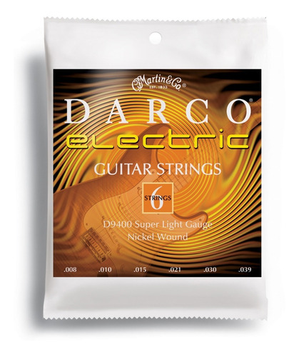 Encordado Martin & Co Darco D9400 008 039 Guitarra Electrica