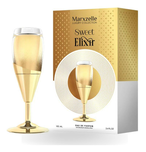 Perfume Feminino Sweet Elixir 100ml Marxzelle Luxury Collection Da Índia