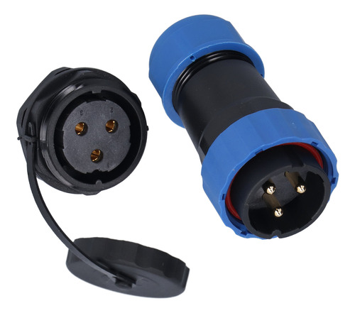 Conector Impermeable, Tuerca Trasera, Enchufe De Alimentació