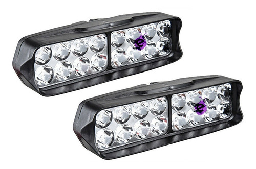 Barra Reflector Led 12v 49w 4900lm Para Toyota Ford Jeep X 2