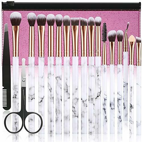 Pinceles De Maquillaje Duaiu 16pcs Pinceles De Sombra De Ojo