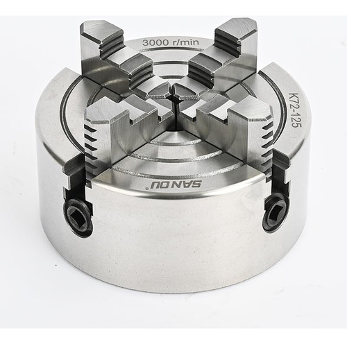 Mandril De 4 Mandíbulas Para Torno K72-125 125 Mm