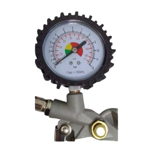 Calibrador De Pneus Profissional 170psi 12bar Ponteira 1/4