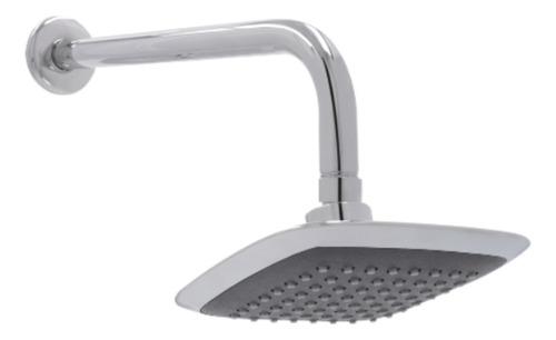 Regadera 6 Cuadrada Con Brazo Y Chapetón Dica 4533bl Plateado