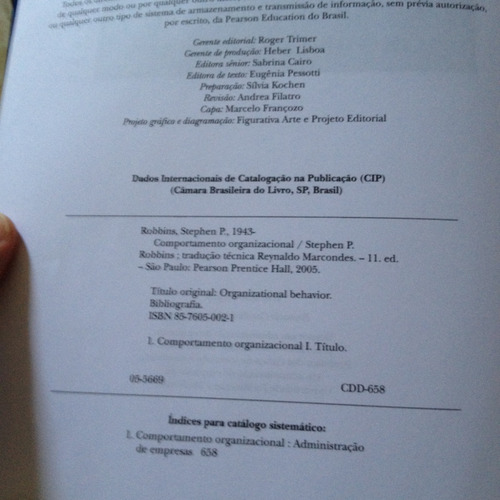 Livro Comportamento Organizacional Stephen P. Robbins T2