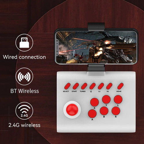 Joystick Portátil Para Juegos, 3 Modos De Conexión, Número D
