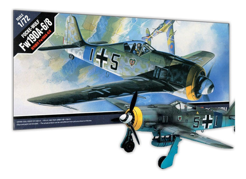 Avión Para Armar Focke-wulf Fw190a-6/8 1/72 Academy 12480