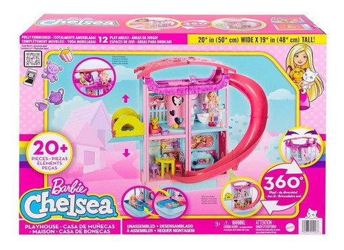 Barbie Club Chelsea Casa Con Ascensor +20 Accesorios Mattel 