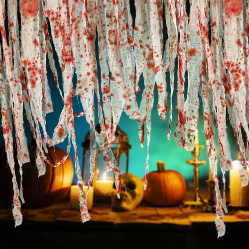 Paño De Sangre Espeluznante De Halloween De 164 Pies - Paño 