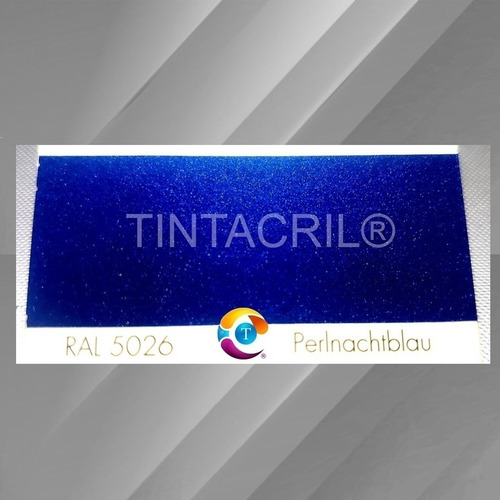 Pintura Bicapa Ral 5026 X 3.6 Lts. Azul Noche Perlado