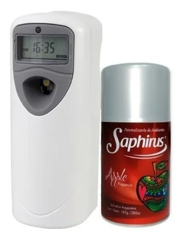 Equipo Aromatizador Digital Saphirus Nblct-04 + 3 Aerosoles