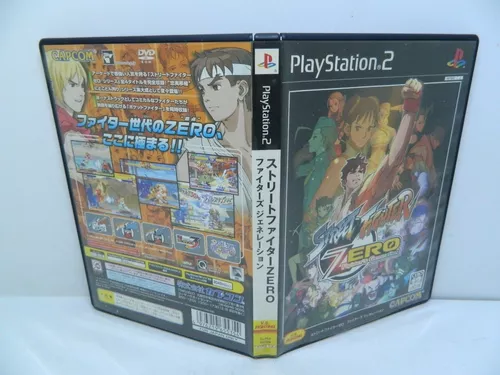 Street Figther Zero Fighters Generation - Ps2 Jogo PlayStation 2