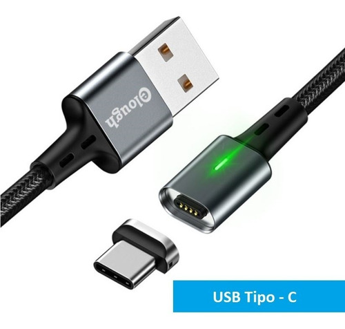Imagen 3 de 3 de Cable Magnetico Usb Carga Rapida Celular 3.0 Y Datos 1 Metro