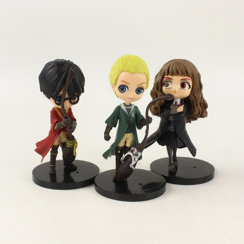 Set 6 Figuras Harry Potter Coleccion Ron Hermione Draco