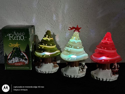 Colección Arbolitos Coca Cola 3-pack Funcionando Incompletos (Usado)