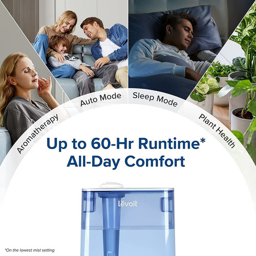 Humidificador Levoit Classic 300s Automático, 6 L, Azul