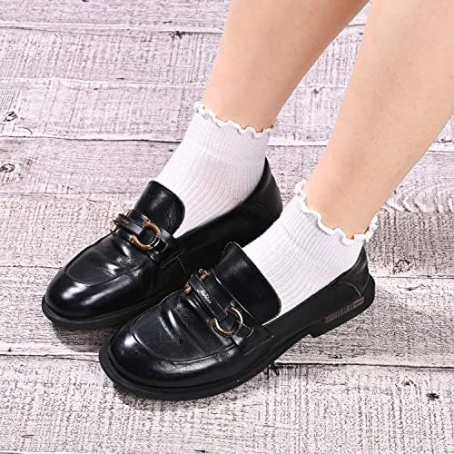 Sockfun Calcetines Con Volantes Calcetines De Encaje Con Con