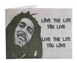 Bob Marley Billetera De Papel Tyvek