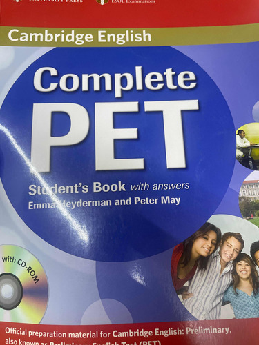 Cambridge English Complete Pet ,students Book With Answers