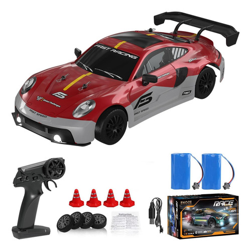 Coche Rc Drift 4wd Kaimio 1:16 30km/h Con Luces Led