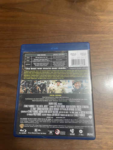 Full Metal Jacket Blu Ray Warner (Usado)