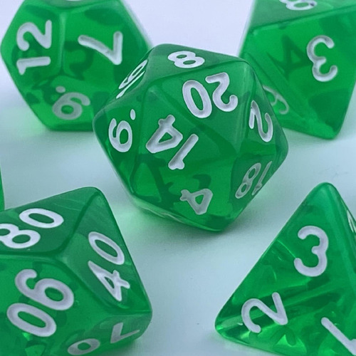Juego De Dados Poliédricos De 7 Uds. D8 D4 D10 D12 D20 Para