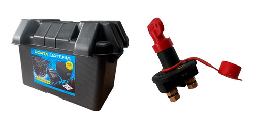 Caja Porta Baterías Hasta 110 Amp + Llave Corta Corriente