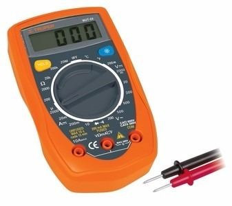 Tester De Corriente Digital Medidor De Temp Truper Mut-33