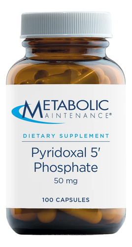 Mantenimiento Metabólico Piridoxal 5 Fosfato 50 Mg P 5 P (fo