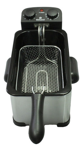 Imagen 3 de 5 de Freidora Electrica Colucci 3 Litros 2000 Watts Fryer-3l 130° A 190°