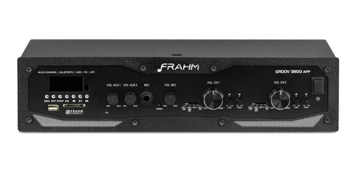 Amplificador Frahm Gr 3800 App Som Ambiente Bluetooth
