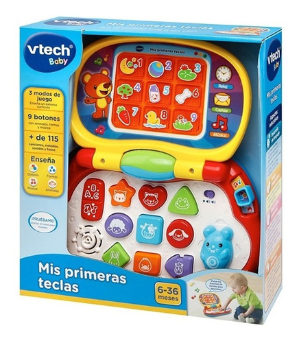 Vtech - Laptop Interactivo - Bebé C/ Luces Y Sonido 