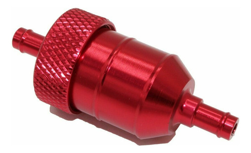 Red Cnc Aluminum Fuel Gas Filter For Honda Foreman Foreman